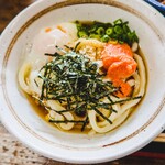 ヨコクラうどん - 皆大好き温玉明太ぶっ掛け