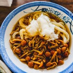 ヨコクラうどん - なめこおろしぶっかけ
