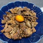 西邑かしわ専門店 - 味付きレバー180円