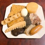あまみ丸 - おでんの盛り合わせ