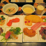 朝から贅沢三昧