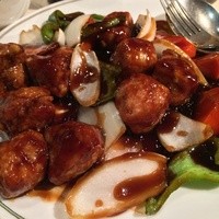 中国飯店 三田店 - 黒酢の酢豚 アップ