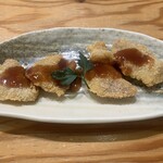 とんかつ かつまる - 一口 ロースカツ（4個･とんかつソース）接写