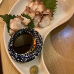 たこ焼き亭 蛸心 - ○瀬戸内海産たこ刺身900円