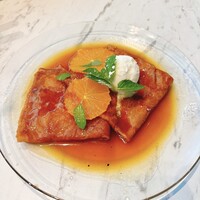 RITUEL Brasserie & Cafe 虎ノ門 - 季節のクレープシュゼットwith ヨーグルトアイスクリーム