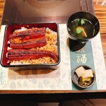 玄品 法善寺 総本店 ふぐ・うなぎ・かに料理 - 玄鰻コースの鰻重