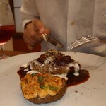 新門前 米村 - 長野牛フィレのハンバーグ