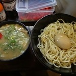 あすの澪 - 魚介とんこつつけ麺味玉トッピング