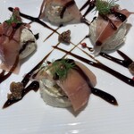 九吾郎ワインテーブル - クリームチーズが苦手で、いちじくもちょっと嫌