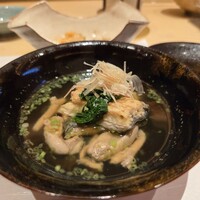日本料理 山崎 - ぜいたくな肝吸い 