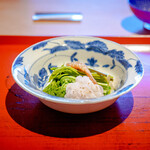 御料理ふじ居 - 春野菜のお浸し