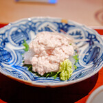 御料理ふじ居 - お造りのカワハギ