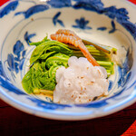 御料理ふじ居 - 春野菜のお浸し