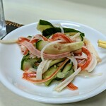 tell me キッチン - きゅうりとカニ蒲鉾の甘酢和え