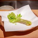 御料理ふじ居 - こごみ/コシアブラ/タラの芽