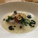 野菜が主役の古民家レストラン 花果菜 - じゃがいもソースが激うま！