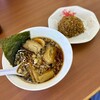 竹岡屋 - ラーメン半炒飯セット