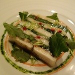 レザンファン ギャテ - 夏の風物詩、ハモと梅肉のテリーヌ