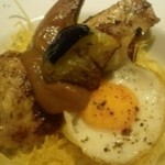 祇園 Abbesses - うずらのロースト　温製サラダ仕立て