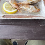 浜料理がんがん - 小魚の素揚げ(のどぐろ)