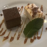 トラットリア アッペティート - チョコレートムース、ラム酒のアイスケーキ