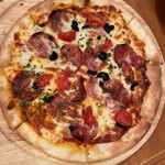 ビストロ ヒポポタマス - #ペパロニサラミのピザ