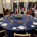 志摩観光ホテル - G７サミット食事会テーブル