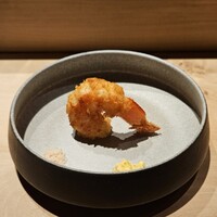 鮨 若尊 - 海老フライ
