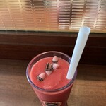 サンマルクカフェ - このストローでどうやってアポロをいただくかが問題