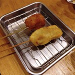 串かつ でんがな - 豚バラ、メンチカツ