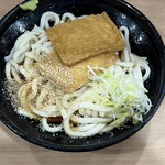 駅そば そば処中山道 - 冷やしきつねうどん（税込み４７０円）