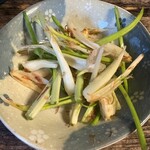 カフェアンドバー かふーし堂 - やっぱり島ラッキョウはちょっと苦手でした。