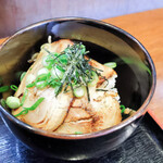 明神そば - ミニチャーシュー丼