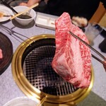 焼肉食べ放題 宝亭 - 厚みが 凄い(^_^;)