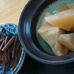Warabi an - ぜんまい・筍とこんにゃくの煮付け