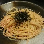 弁天 - たらこパスタ