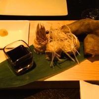 タワーズバー ベロビスト - 牛肉の生春巻きと海老の湯葉巻き揚げ
