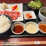 焼肉 蔵元 - 料理写真:佐賀牛赤身ランチ 1,870円