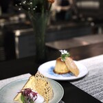 洋食堂 葡萄 - バスク風チーズケーキ、濃厚プリン