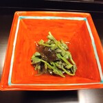 よし町 - 天然みずの実と木耳の煮浸し
