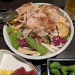 はかた商店 - 根菜サラダは和風でコース料理で一番よかったかも。