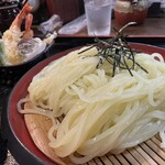 細屋 - 大好きな天ざるうどん(麺大盛)