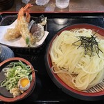 細屋 - 天ざる(麺大盛)