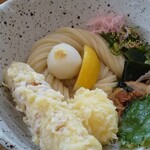 さぬきうどん・寿司 men・ju - ちく玉ぶっかけ