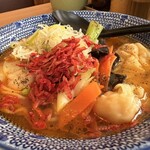 大鷹ラーメン - 海老塩ワンタンメン