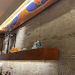 IL TEATRINO DA SALONE - カウンターキッチンの壁面