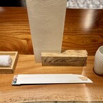 IL TEATRINO DA SALONE - メニューとお箸