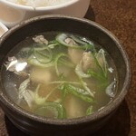 やきにく百済 - スープ