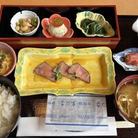 名古屋 なだ万 名古屋東急ホテル店 - 朝定食　ローストビーフ