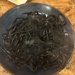 酒のみ屋 魚久 - イカスミ焼きそば